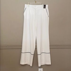 Palazzo Wide Leg White Summer Pant